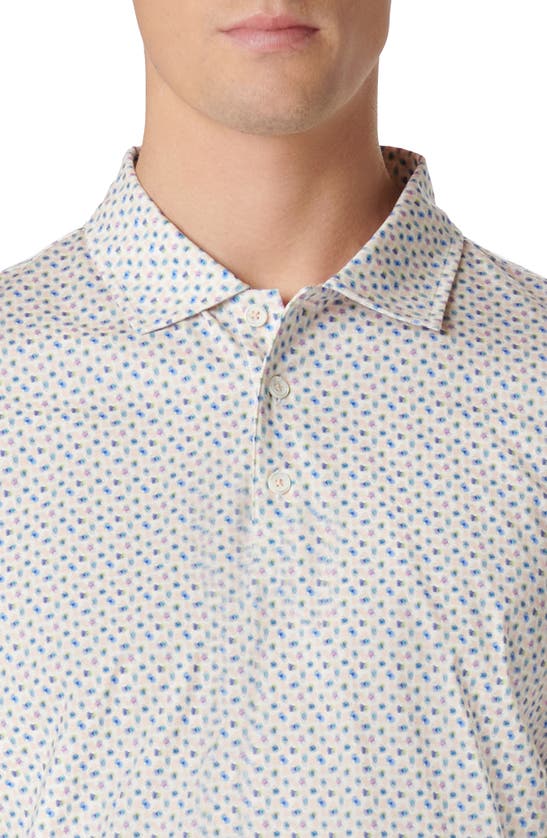 Shop Bugatchi Victor Ooohcotton® Dot Print Polo In Coral