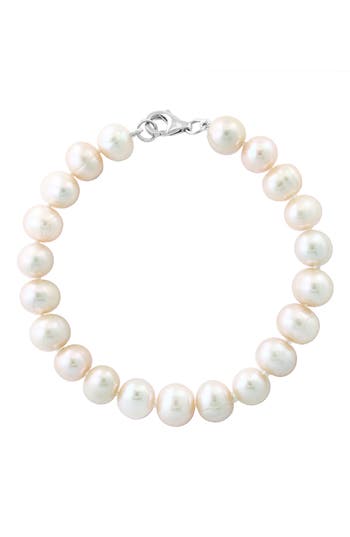 Effy Sterling Silver 7mm Freshwater Pearl Bracelet In White