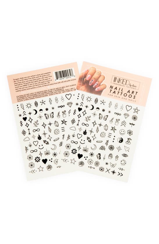 INKED BY DANI NAIL ART PACK TEMPORARY TATTOOS