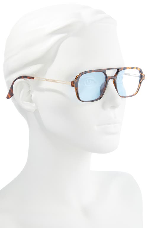 Fifth & Ninth Jordan 60mm Aviator Sunglasses In Torte/blue