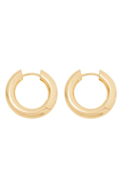gorjana Lou Mini Hoop Earrings in Gold