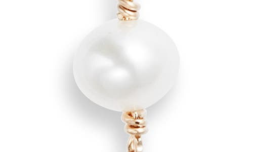 Shop Ki-ele Kelsey Trio Freshwater Pearl Drop Earrings In Gold