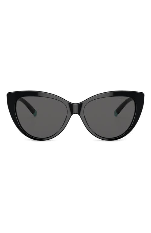 Tiffany & Co. 56mm Cat Eye Sunglasses in Black at Nordstrom