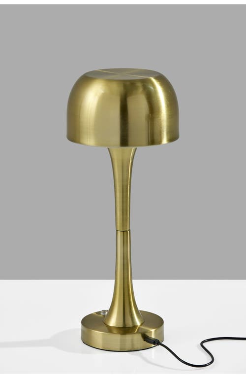 Adesso Lighting Jimmy Cordless Led Lamp In Antique Brass