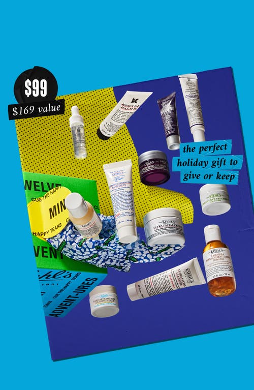 Shop Kiehl's Since 1851 12-day Holiday Calendar Set $169 Value In No Color