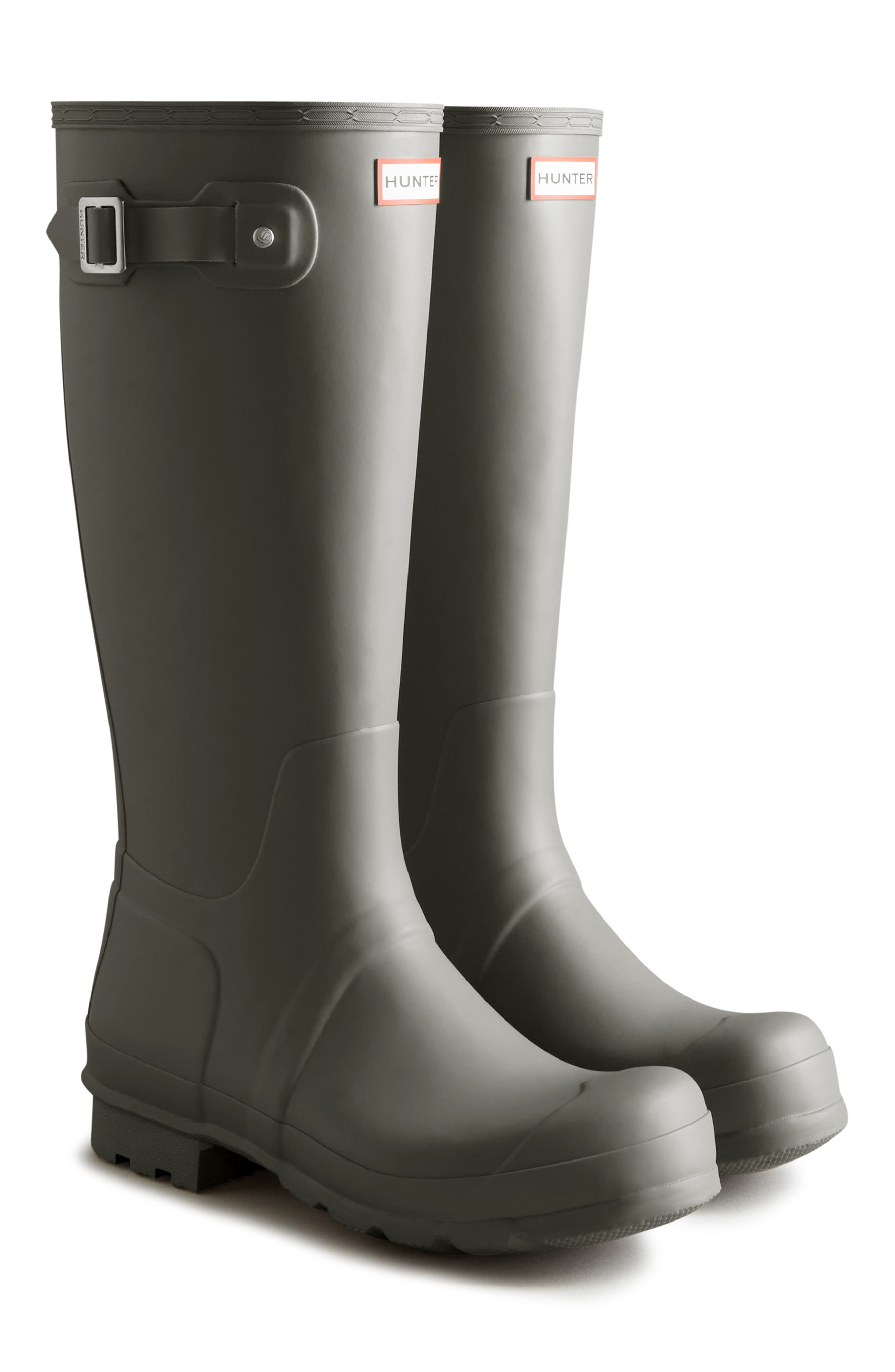 olive green hunter boots