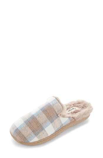 Floopi Faux Shearling Lined Slipper In Blue