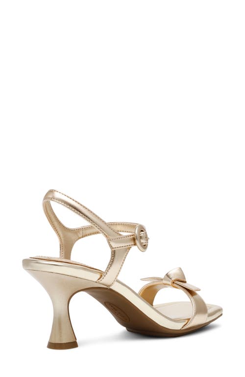 Shop Anne Klein Jia Strappy Sandal In Light Gold