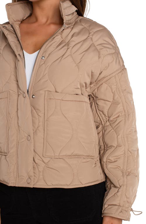 LIVERPOOL LIVERPOOL LOS ANGELES HOODED QUILTED JACKET 