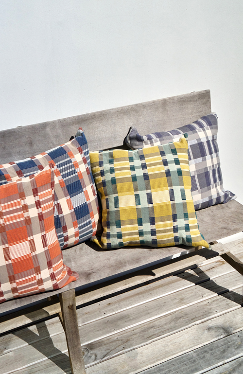 Mungo Skipping Block Pillow In Leapfrog