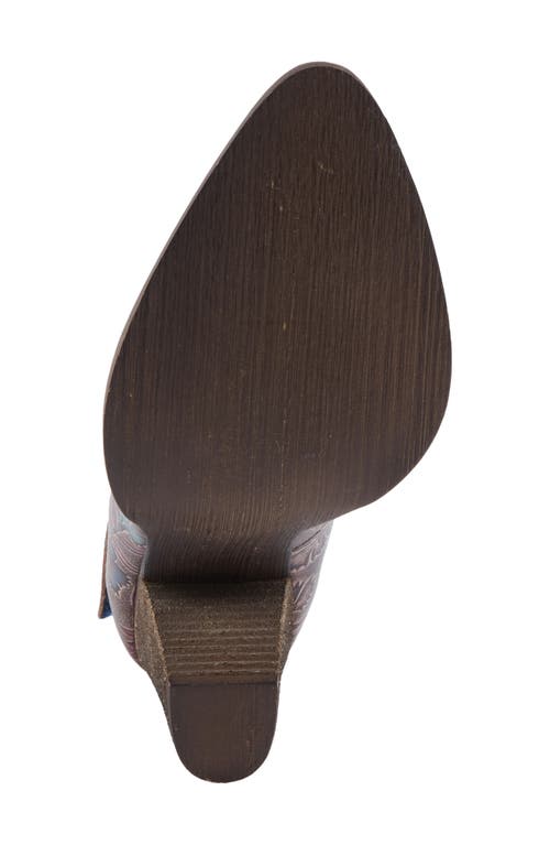 L'artiste By Spring Step Foxglove Ankle Strap Pump In Chocolate Multi