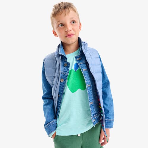 Shop Primary Long Sleeve Apple Tee In Mist Apple