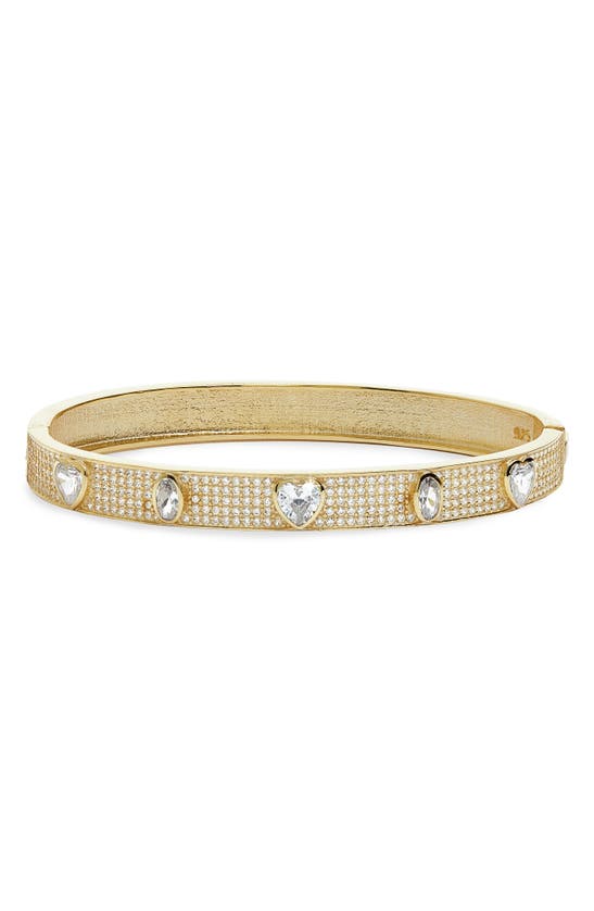 Shymi Mixed-cut Bangle In Gold