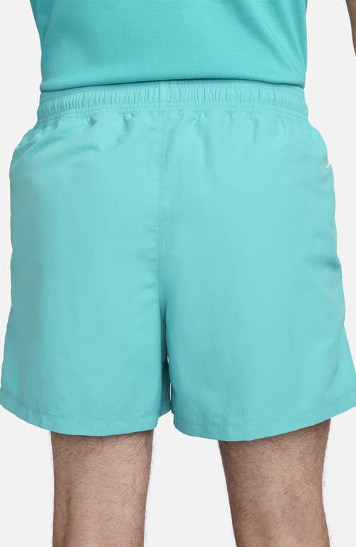 Shop Nike Acg Reservoir Goat Water Repellent Hybrid Shorts In Dusty Cactus/summit White