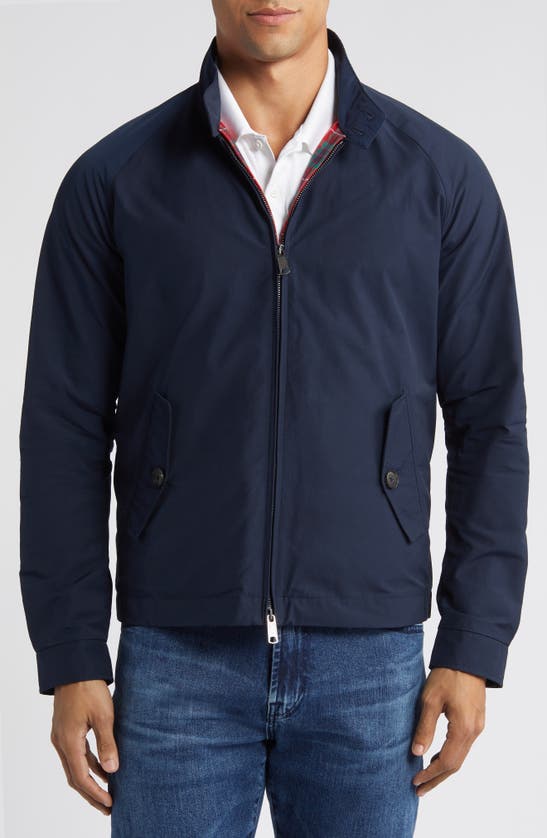 Shop Baracuta G4  Cloth Jacket In Navy