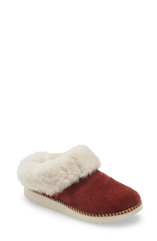 Olukai Genuine Shearling Slipper In Canoe/tan