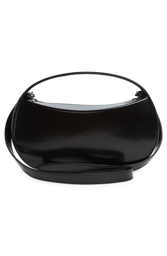 Coperni 'sound Swipe Small' Black Handbag With Logo Detail In Black