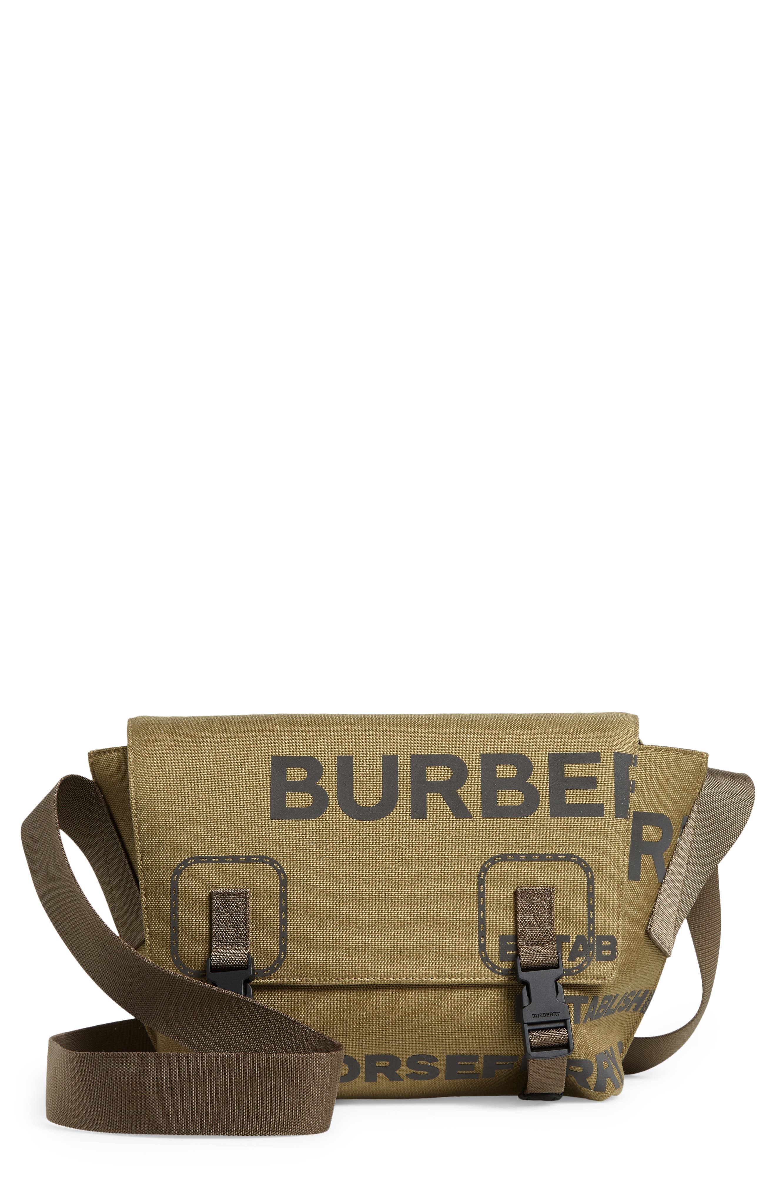 burberry nylon messenger bag