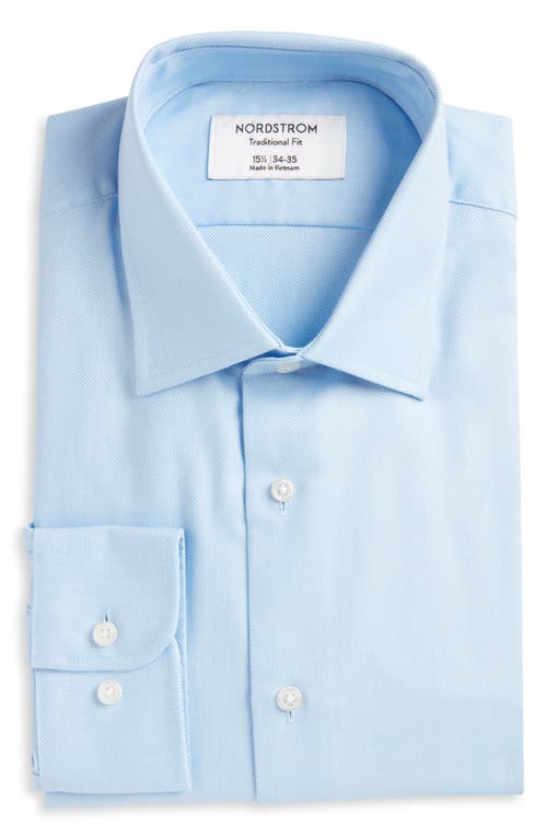 Nordstrom Traditional Fit Cotton Oxford Dress Shirt In Blue- White Royal Oxford