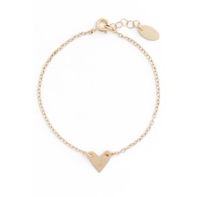 Nashelle Initial Heart Bracelet
