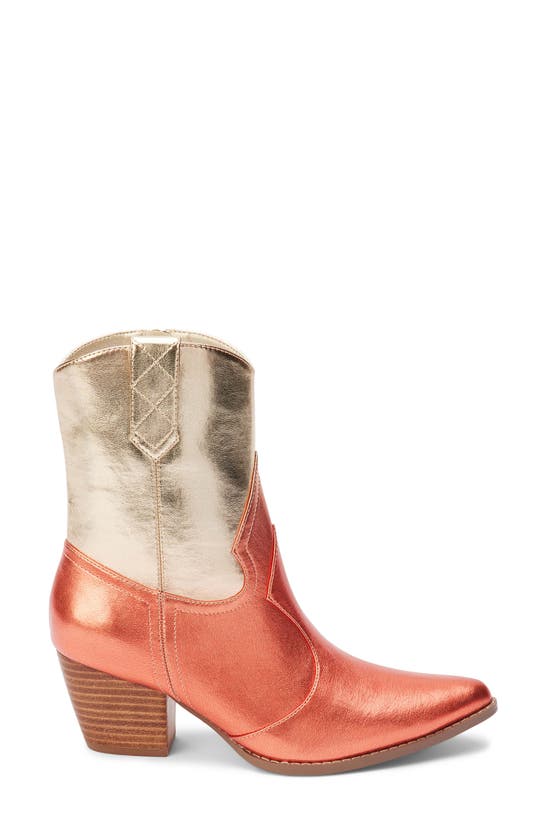 Shop Coconuts By Matisse Bambi Western Boot In Gold Ombre