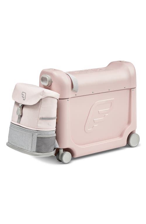 Jetkids by Stokke BedBox Ride-On Carry-On Suitcase & Backpack Set in Pink/Pink