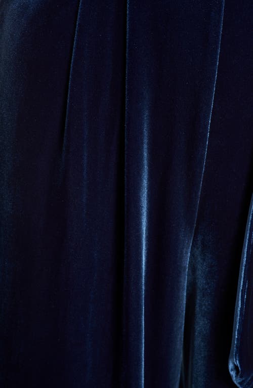 Eliza J Wide Leg Faux Wrap Jumpsuit In Blue