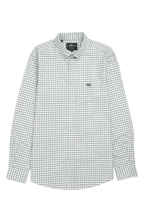 Rodd & Gunn Gunn Check Oxford Button-down Shirt In Fern