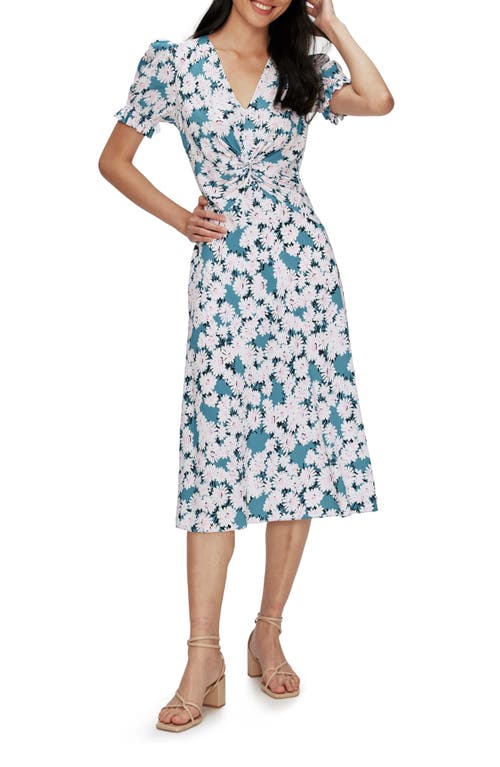 Diane von Furstenberg Anaba Floral Midi Dress Vintage Daisies Sm Ivory at Nordstrom,