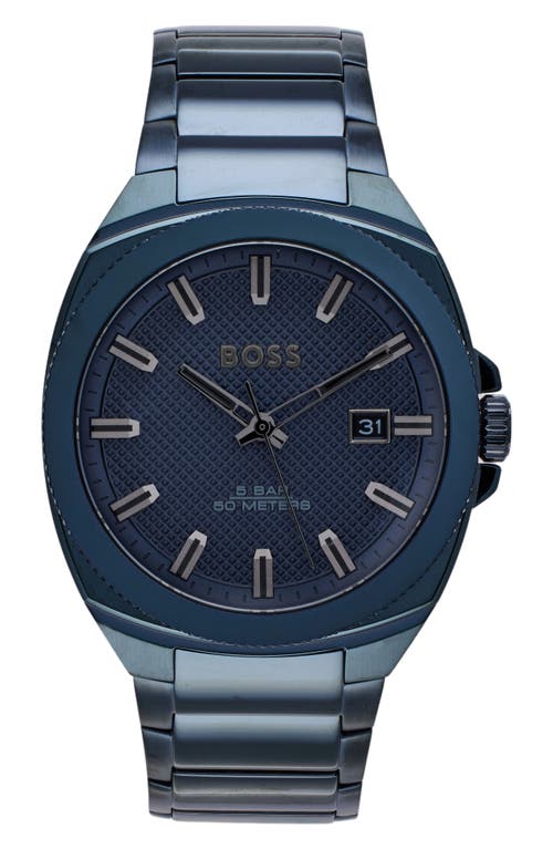 BOSS Walker Bracelet Watch, 41mm in Blue 