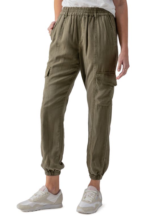 Shop Sanctuary Relaxed Rebel Cargo Joggers In Burnt Oliv