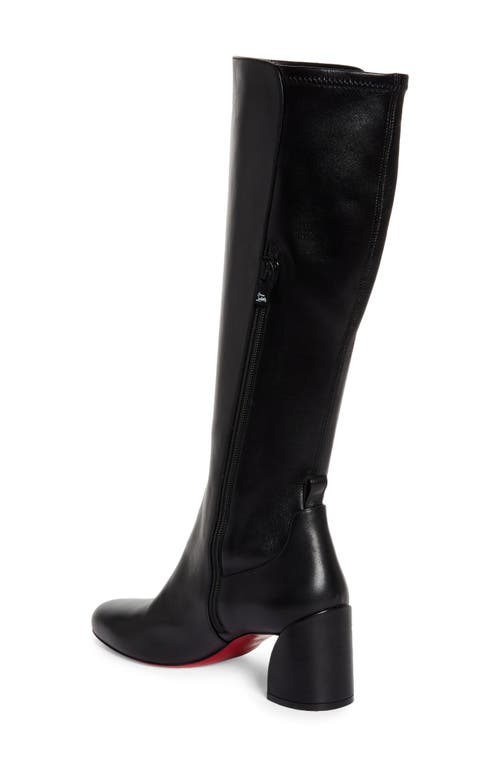 Shop Christian Louboutin Jane Knee High Boot In Black