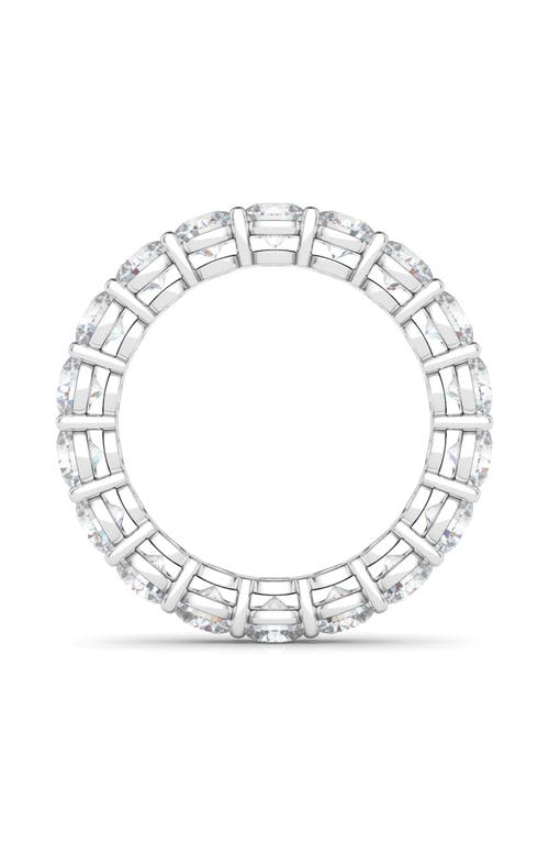HAUTECARAT HAUTECARAT ROUND CUT LAB CREATED DIAMOND 18K GOLD ETERNITY BAND RING