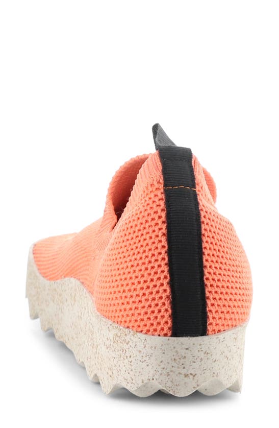Shop Asportuguesas By Fly London Clip Slip-on Sneaker In Coral Recycled Knit