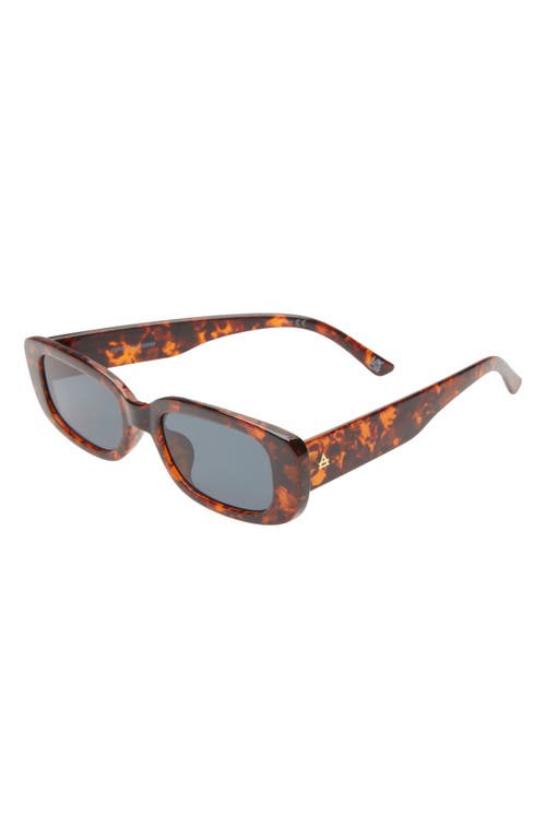 Shop Aire Ceres 51mm Rectangular Sunglasses In Dark Tort