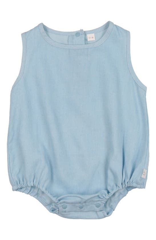 Pouf Babies' Kids' Denim Bodysuit In Blue