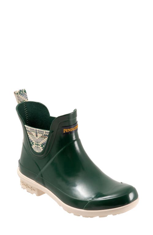 Pendleton Smith Rock Waterproof Wool-Lined Chelsea Boot Green at Nordstrom,