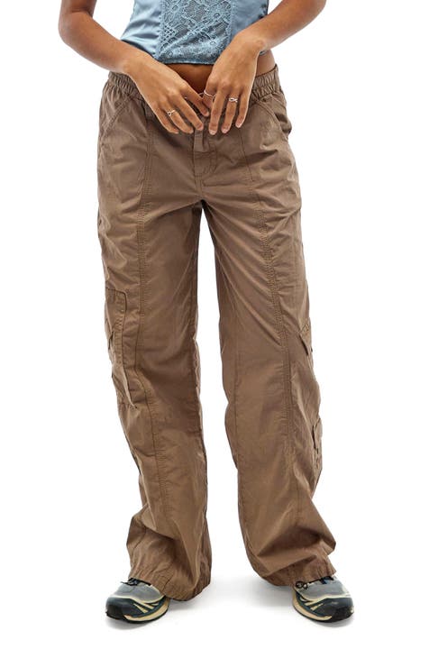 BDG Urban Outfitters Y2K Low Rise Cargo Pants - BROWN