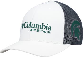 Columbia Men's Columbia White Michigan State Spartans PFG Snapback  Adjustable Hat