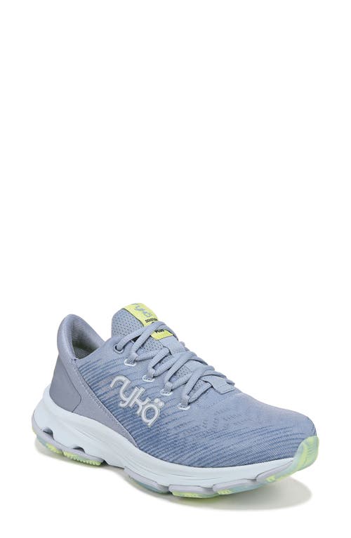 Ryka Devo X Plus Womens Lace-up Mesh Running & Training Shoes In Dusty Blue