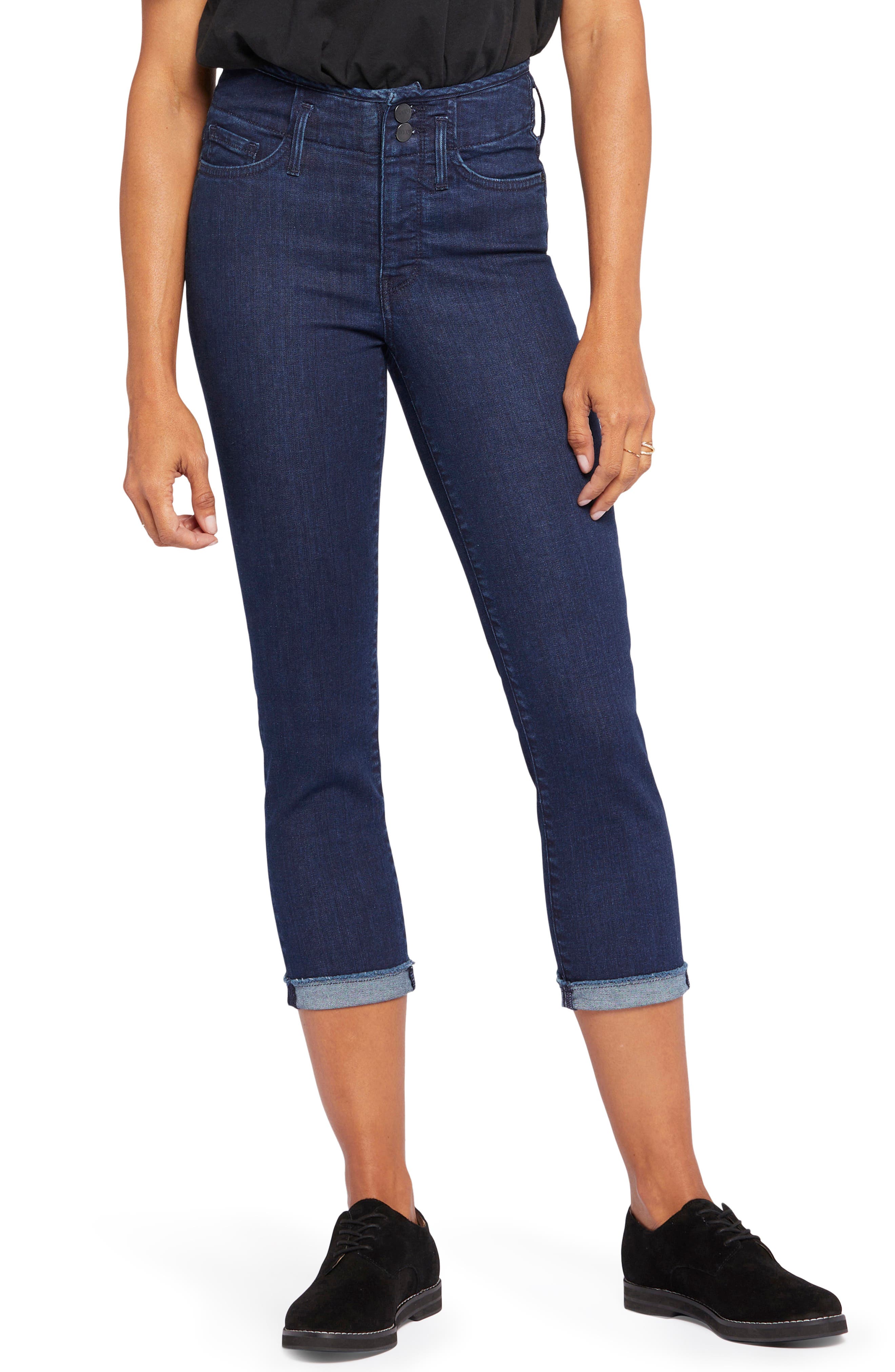 NYDJ Chole Hollywood Cuff Straight Leg Jeans Nordstrom