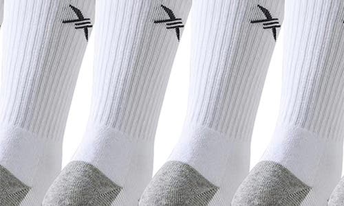 Extreme Fit 6-pack Dri Tech Moisture Control Socks In White