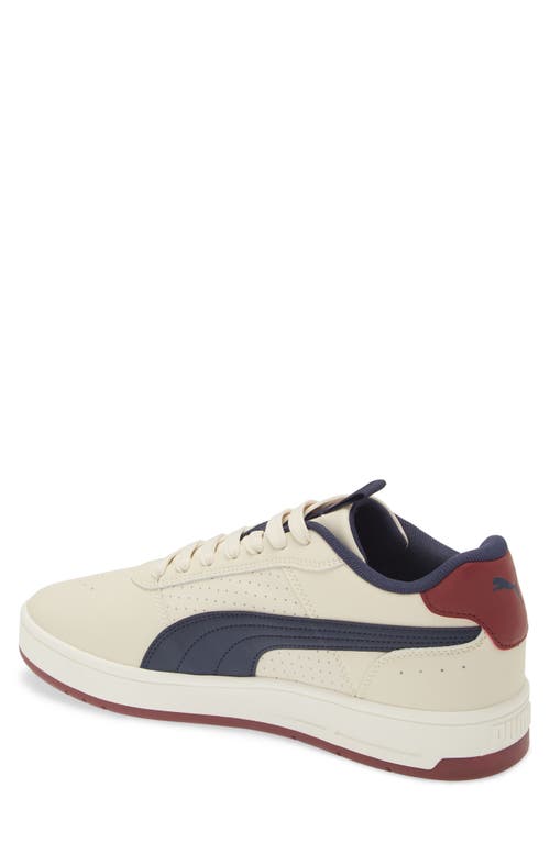 Puma Court Ravine Sneaker In Alpine Snow-red-navy | ModeSens
