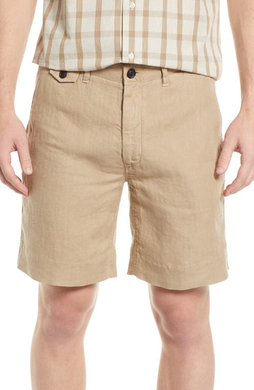 Moore Linen Shorts in Khaki