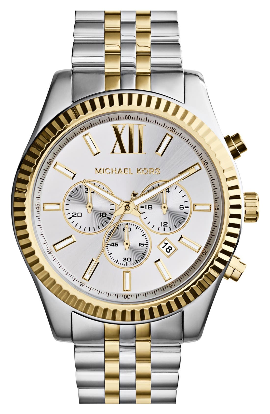 michael kors watches silver and gold