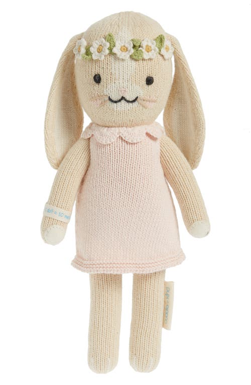 cuddle+kind cuddle + kind Mini Blush Hannah the Bunny Stuffed Animal in Pink