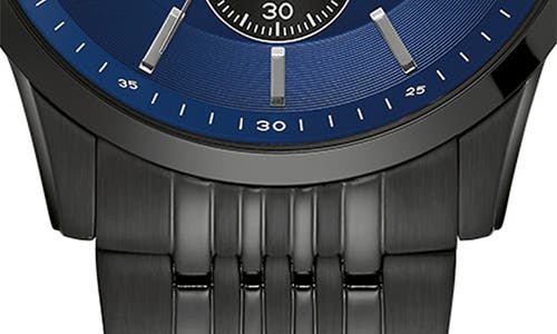 Bulova Stainless Steel Chronograph Quartz Bracelet Watch, 42mm In Black