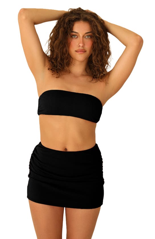 Shop Dippin Daisys Lucky Swim Mini Length Skirt In Black
