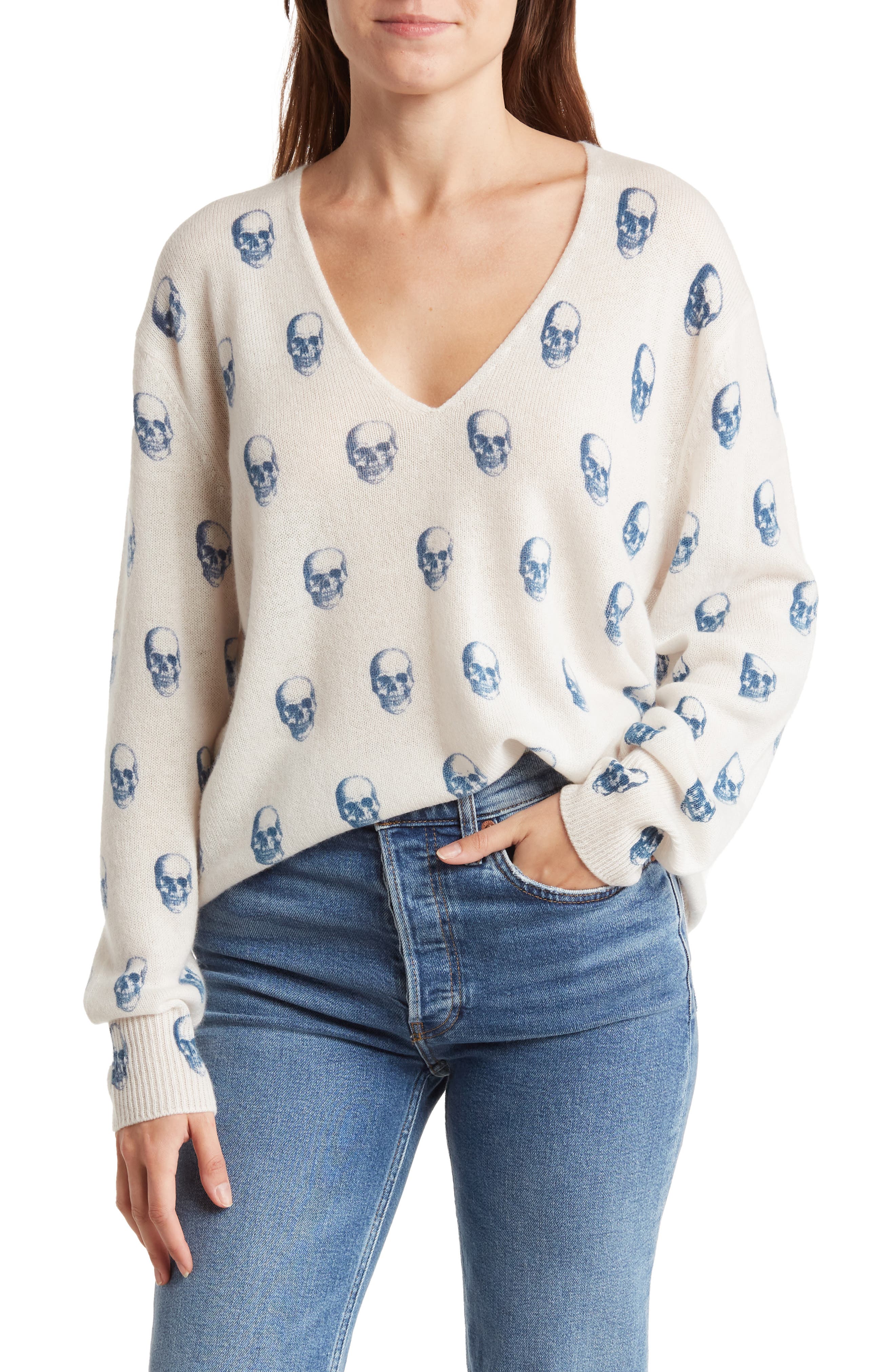 skull cashmere sweater sale