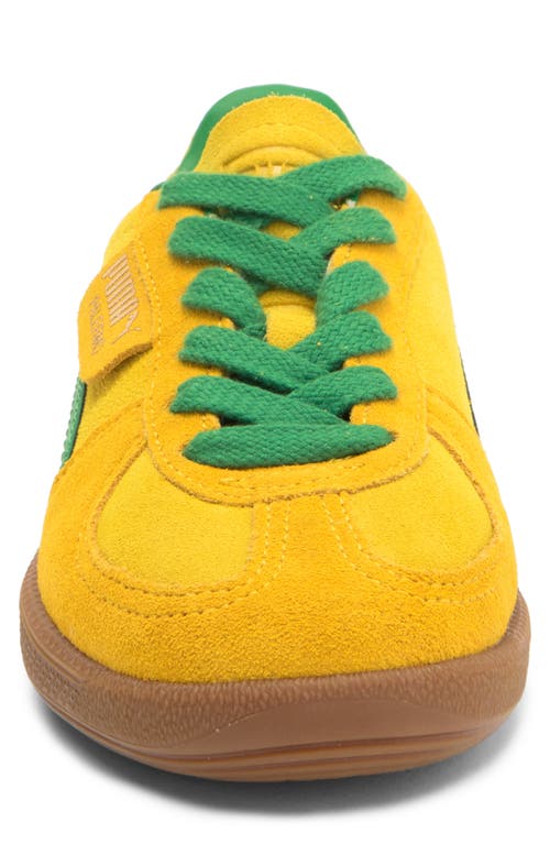 Shop Puma Kids' Palermo Sneaker In Yellow-yellow Sizzle-green